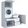 laundreezy Mehrzweckschrank-Set 168 x 200 x 68 cm Weiß