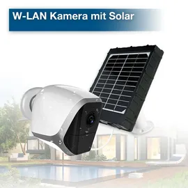 LuVision Kabellose WLAN Solar IP Kamera Wifi Überwachungskamera mit Akku Solarpanel Sonnenkollektor Bewegungsserkennung