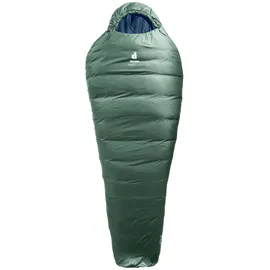 Deuter Orbit 0° EL - Extra Long Kunstfaserschlafsack,ivy-Ink,Left Zip
