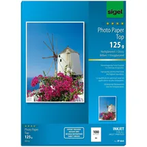 Sigel Fotopapier IP664 DIN A4 hochglänzend 125 g/qm 100 Blatt