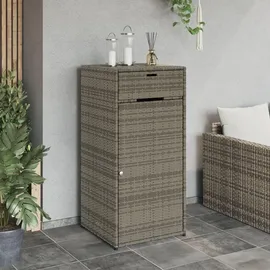 furnicato Gartenschrank 55 x 55 x 111 cm Grau