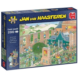 Puzzle 20023 Jan van Haasteren Der Kunstmarkt, 2000 Puzzleteile bunt