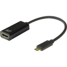 Act USB-C-zu-HDMI-Adapter 0,15 m Schwarz