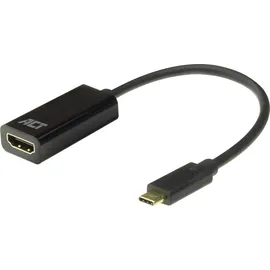 Act USB-C-zu-HDMI-Adapter 0,15 m Schwarz
