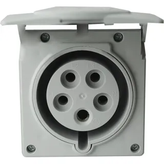 SEZ DK a.s. CEE Wandsteckdose mit Klappdeckel Unterputz 32A 5P 400V IP44 Steckdose 8428
