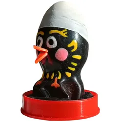 Scherzkondom «Vogelküken» – handbemaltes Kondom, für Partys (1 Stück) 1 St