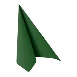Papstar 50 Servietten "ROYAL Collection" 1/4-Falz 40 cm x 40 cm dunkelgrün