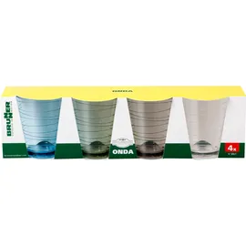 Brunner Onda Trinkglas 0,3 l 4 St.