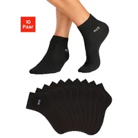 H.I.S. Kurzsocken 10er Pack Schwarz 43-46