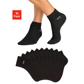 H.I.S. Kurzsocken 10er Pack Schwarz 43-46