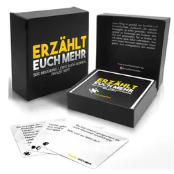 Simon&Jan - Erzählt euch mehr, Toolbox für Kommunikation, Kartenspiel für tiefsinnige Gespräche