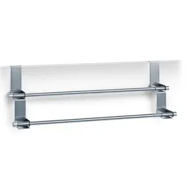 Zeller Türhandtuchhalter Edelstahl Silber