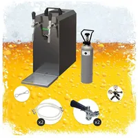 Ich-zapfe STREAM 50 Bierkoffer, Bierzapfanlage, Durchlaufkühler 2-leitig Trockenkühler, 55