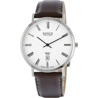 Boccia Herren Analog Quarz Uhr mit Leder Armband 3634-04