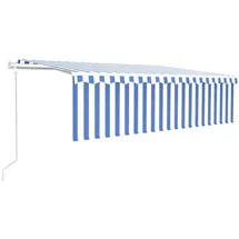 vidaXL Markise 5 x 3 m blau
