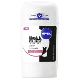 NIVEA Black & White Invisible Clear Deo Stick 5 x 50 ml