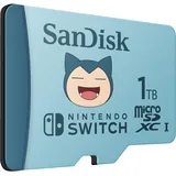 SanDisk PokémonTM Relaxo TM-Karte 1 TB, microSD, Blau