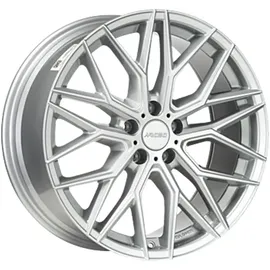 arceo Valencia white silver Alufelge 19 Zoll ET38 5x112 ML73.1