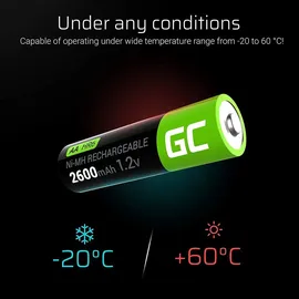 Green Cell HR6 Mignon (AA)-Akku NiMH 2600 mAh 1.2 V 4 St.