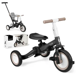 KIKKABOO Flip 5-in-1, Dreirad-buggy - Black - One Size