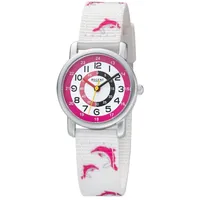 REGENT 3301F-09-C Gehäusefarbe weiß rosa Armbandtyp Silikonarmband Armbandfarbe rosa