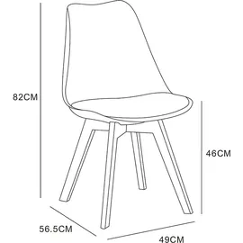 mcc direct Esszimmerstuhl Eva Kunstleder grün 2er Set