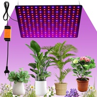 Pflanzenlampe LED Vollspektrum 225 LEDs 1000W Pflanzenleuchte Hängend mit 4 Aufhängehaken Pflanzenlicht Anzucht Wachstumslampe LED Grow Light für Pflanzen Gemüse Blume (rot+blau)