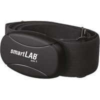 smartLAB hrm 5 Herzfrequenzmessgerät Brustgurt Non-Coded 5,3 kHz | Herzfrequenzmesser geignet für Ihr Heimtrainer | kein Bluetooth u. ANT+ | Mit elastischen Gurt aus Textil