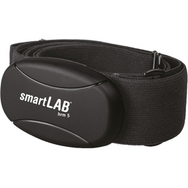 smartLAB hrm 5 Herzfrequenzmessgerät Brustgurt Non-Coded 5,3 kHz | Herzfrequenzmesser geignet für Ihr Heimtrainer | kein Bluetooth u. ANT+ | Mit elastischen Gurt aus Textil