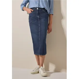 Cecil Midi Jeansrock - Blau