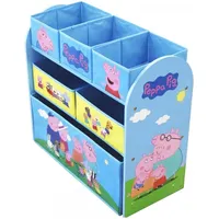Hti-Living Kinderregal Peppa Pig 3 Etagen MDF blau