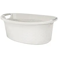 Branq home essential BranQ Cotton Wäschesammler Ovaler Wäschekorb Wäschewanne