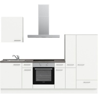 nobilia® elements Küchenzeile »" basic"«, vormontiert, Ausrichtung wählbar, Breite 270 cm, ohne E-Geräte