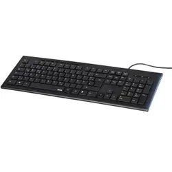 HAMA Multimedia-Tastatur"Anzano", mit seitlichen Leuchtstreifen