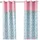 Homescapes Gardinen & Blumen blickdicht 2er-Set, 117/137 cm
