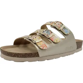 ROHDE Damen Pantolette Dreiriemer in Weite G mit Lederdecksohle Alba 5625, Größe:38 EU