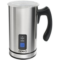 OZAVO Milchaufschäumer, elektrische Milk Frother, 240ml Kapazität, 500W Milchschäumer, Warm und Kaltaufschäumen für Kaffee, Cappuccino, antihaftbeschichtet, 360° Basisstation