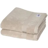 Schöner Wohnen Cuddly Handtuch 50 x 100 cm sand 2 St.