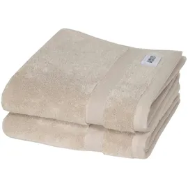 Schöner Wohnen Cuddly Handtuch 50 x 100 cm sand 2 St.