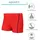 Aquarti Gestreifte Badehose Rot/Schwarz 164
