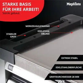 Mephisto Werkzeugwagen Stahl grau 9 Schubladen unbestückt