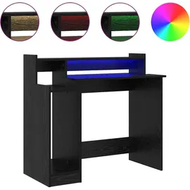 vidaXL Schreibtisch Schwarz Eichen-Optik 97 x 45 x 90 cm Holzwerkstoff