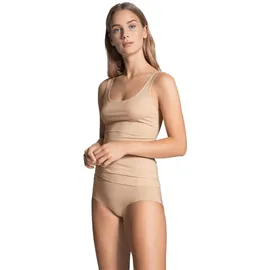 CALIDA Tank-Top in rose teint - Natural Comfort, Tank Top, Jersey, einfarbig Nude S