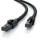 Primewire Patchkabel CAT 8 mit Baumwollmantel, Gigabit Ethernet LAN Kabel, 40 Gbit/s S/FTP PIMF Netzwerkkabel - 7,5m