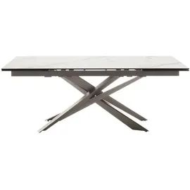 MCA Furniture Tesero 200 x 76 x 95 cm creme marmoriert