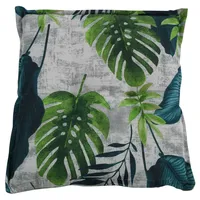 GO-DE Hockerauflage CELINE, Grau - 50 x 50 cm