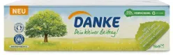 Danke Taschentücher, 4-lagig, 100 % ungebleichtes Recyclingpapier 317203 , 1 Packung = 15 x 9 Tücher