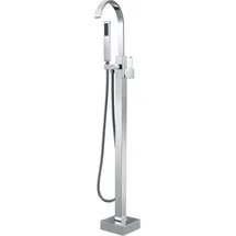 Home Deluxe Standarmatur SKY & MOON freistehend grau/silberfarben 112 cm