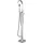 Home Deluxe Standarmatur SKY & MOON freistehend grau/silberfarben 112 cm