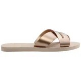 havaianas Aqua Metallic Beige 37
